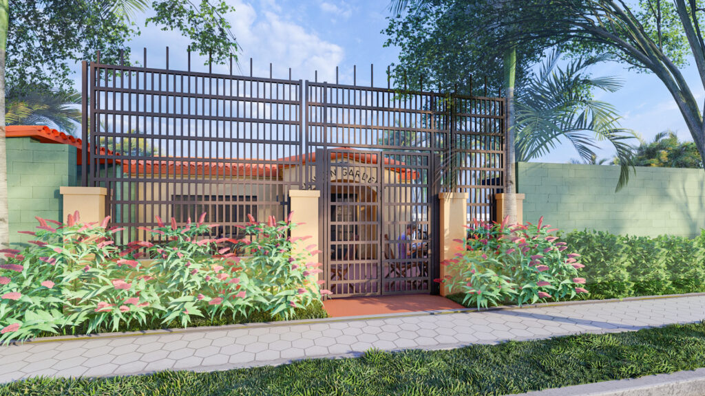 Rendering entrance